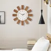 Horloges murales grande horloge moderne bois salon créatif silencieux montres 3D décor à la maison décoration idées cadeaux