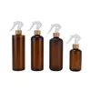 Botellas de almacenamiento, 10 Uds., 24-410, gatillo resistente al bambú, tapas de botellas de aerosol para cosméticos, herramientas para el cabello de peluquero, accesorios de rociador de riego