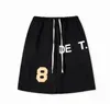 Heren voor dames shorts American Fashion Brand Galleries Depts Handgeschilderde Splash Printing Pure Cotton Terry Shorts Fog High Street 46-Point Casual Pants Black Blue FG3