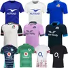 2023 Anpassad Irland Rugby Jersey 22 23 Skottland Engelska South Englands UK African XV de French Home Away Italia Alternate Africa Rugby Men Shirt S-5XL