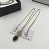 Neue Designer-Halskette und Armband-Choker für Unisex-Buchstabenarmbänder, Goldkette, hochwertige Edelstahl-Charm-Halsketten GN-008
