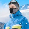 Máscaras faciales de moda Polaina para el cuello Deporte de invierno Bufanda para el cuello cálida Polaina Polar térmico Medio tubo Mascarilla facial Cubierta para la oreja Snowboard Esquí Ciclismo Senderismo Bandana Hombres Mujeres 230323