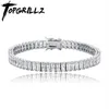 TOPGRILLZ 2020 New Baguette 8mm Tennis Chain Bracelet Iced Out Cubic Zirconia Hip Hop High Quality Fashion Charm Jewelry Gift X050293z