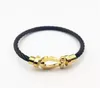 2024 New Designer Bracelet High quality Luxury Yellow Gold Sterling Sier Brand Fashion Women's Men Bracelet with Horseshoe Clasp6243618