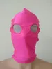 Kostümzubehör Pink Maske Kapuze offene weiße Netzaugen Erwachsene Unisex Zentai Kostüme Partyzubehör Halloween Masken Cosplay