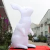 White lighting inflatable rabbit model easter bunny large events animal cartoon for decoration