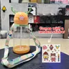 水のボトルキッズシッピーカップアントラークリエイティブカートーンストローと漏れ前の屋外の子供