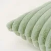 Cushion/Decorative Pillow Inyahome Throw Pillow Covers Soft Cozy Pillowcase Faux Rabbit Fur Cushion Cover for Couch Sofa Bed Chair Home Decor Saga Green 230324