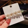 Moda fiori e foglie forcine per le donne ragazze imitazione perle barrette ornamenti frangia laterale clip copricapo regali