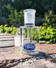 Catcher di cenere di vetro blu da 3 pollici 14mm 90 gradi Mini narghilè Bong di vetro Catchers d'acqua Pyrex trasparente Gorgogliatore