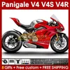 Motorcycle Fairings For DUCATI Street Fighter Panigale V 4 V4 S R V4S V4R red frame 18-22 Bodywork 41No.32 V4-S V4-R 18 19 20 V-4S V-4R 2018 2019 2020 Injection Mold Body