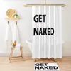 Tapis Inyahome Get Naked Tapis de bain Tapis de chambre pour baignoire Mignon Appartement Décor Tufté Gris et Blanc Douche 230324