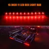 2024 2Pcs 15-Inch 11Led Red Sealed Trailer Truck Light Bar Stop Tail Rear Turn Brake Light Bar Ip65 Waterproof