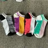 DHL Pink Black Socks Adult Cotton Short Ankle Socks Sports Basketball Soccer Teenagers Cheerleader Girls Women Sock with Tags Wholesale