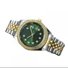 Small round drill automatic watch iced out watches 316 steel designer plated gold casual luxury wristwatches elegant mechanical automatic ladies watch SB040 B23
