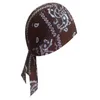 Men pirac hap hip-hop Paisley print motocyklowy motocyklowy hat hat bawełniany rower z chustką chustę chusta czapka czapka hcs213