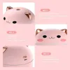 Diffusori di oli essenziali Umidificatore portatile da 200 ml Diffusore di aromi Kawaii carino con luce notturna Nebbia fresca per camera da letto Home Car