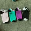 DHL Pink Black Socks Adult Cotton Short Ankle Socks Sports Basketball Soccer Teenagers Cheerleader Girls Women Sock with Tags Wholesale