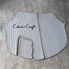 2001 Chris Craft 328 Express Cruiser plate-forme de natation Pad bateau EVA mousse teck plancher auto-support adhésif SeaDek Gatorstep Style plancher