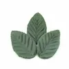 4 Color Green Leaves Artificial Flower For Wedding Decoration Garland Rose Leaf Foliage Decorative Craft Fake Flowers