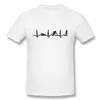 Męskie koszule 2023 Letnia koszulka ekg sportowe ludzie drukowani wzór luźnych wysokiej jakości Hip Hop krótki rękaw