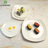 Pratos rasos quadrados Dinner Dinnerware Dinnerware Placa plana Sala de jantar Tableware A5 Melamine Ware