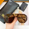 Óculos de sol de grife para homens e mulheres FF armação integrada de metal hastes M0617 óculos de sol moda caixa de sombra óculos