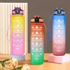 water bottle 1 Liter Water Bottle Motivational Sport Water Bottle Leakproof Bottles Drinking Outdoor Travel Gym Fitness Jugs For Kitchen Cups P230324