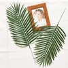 Decoratieve bloemen 3 stks kunstmatige tropische palmbladeren planten gras boeket accessoires Hawaiian Jungle Beach Party Home Decoratietafel