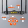 Dualband-Gigabit-Smart-WLAN-Router AC1200 5 GHz Hochgeschwindigkeits-Wireless-Internet MU-MIMO Beamforming Long Range Cover