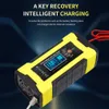 Auto Motorfiets Suv Puls Reparatie Batterij Oplader Intelligente 12V 10A Batterij Opladen Tool Lcd-scherm Gel Nat Lood zuur