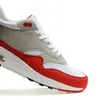 Donna Uomo Scarpe da corsa AiMax 1 '86 Original Big Bubble White Red DQ3989-100 presentava una finestra Trainer Sneakers notevolmente più grande taglia 36-45