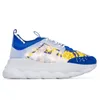 Chain Reaction 2 Chainz designer chaussures de sport hommes femmes luxe caoutchouc daim sergé chunky Bluette or Sports de plein air baskets plate-forme