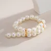 Bangle Japan South Korea Wild Adjustable Imitation Pearl Women Charm Beaclet High Qulaity For Female Birthday Jewelry Gift