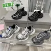 Designer di scarpe casual 3xl Sneaker da donna da donna Traccia 9 allenatori Black White Mesh comodo Nylon 9.0 Sneaker Sneaker Personalizzate escursioni