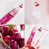 Lipgloss 8 ml Gesunder natürlicher Extrakt Roller Bead Fruit Feuchtigkeitsspendendes wasserdichtes Öl für Frauen Glasurtönung