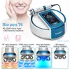 Infrared Rolling-balls Ems Massage RF Micro Current Blue light therapy 360 Rotating Rf Roller Massage Biopen T6 Skin Tightening Face Lift Wrinkle Removal Machine
