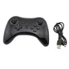 Manette sans fil pour manette de jeu Wii U Game Classic Pro Joypad manette de jeu à distance noir blanc