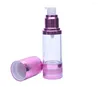 Storage Bottles 50ml Pink Aluminum Airless Bottle Lotion Emulsion Serum Essence Hyaluronic Toner Foundation Whitening Liquid Skin Care