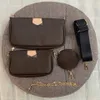 Satchel -plånböcker och axelväska för kvinnor trendiga mini liten storlek svartbrun rosa grön kosmetisk makeup mynt handväska multi pochette lyxdesigner kvinnor plånbok 2022