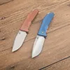 Fabrikspris G3512 Pocket Folding Knife 8Cr18Mov Satin Drop Point Blade Rostfritt stål Handtag utomhus Camping EDC Pocket Mapp Knives