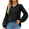Women's Blouses Charming Sweet Floral Texture Simple Pullover Shirt Autumn Top Soft Sturdy Sewn