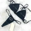 Designers bikini badkläder g sträng 20ss strass bokstäver baddräkt lyfter upp bikinis set sexig låg midja baddräkter för kvinnor