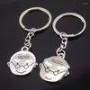 Porte-clés Porte-clés Couple Personnalisable Mode Métal Derniers Cadeaux Amour Éternité Style Gothique Paires Alliage de Zinc