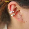 Backs Earrings 925 Sterling Silver Fashion Cubic Zirconia Cuff Earring Ear 2023 Women Cz No Piercing Earr Clip Charming Jewelry