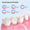 Altro Irrigatore per l'igiene orale Idropulsore dentale Portatile 3 modalità Detergente per denti Spazzolino pulito USB ricaricabile 230324