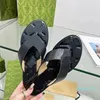 Diseñador Mujer Sandalias chanclas Zapatillas de playa Zapatilla elegante Moda Clásicos Sandalia Zapatos planos
