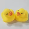 500pcs parti iyilik hediye banyo su ördek oyuncak bebek küçük mini sarı kauçuk ördek çocuklar yüzme plaj banyo hediyeleri