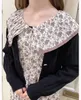 Damesbreien T -stukken T -japanse Sytle gebreide shirt gedrukte knop Cardigan 2023 Spring herfst Women Cardigans 230324