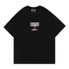 Kith Mens Design T-Shirt Spring Summer 3Color Tees Faciture Short Letters Letters Printing Tops Range S-XXL